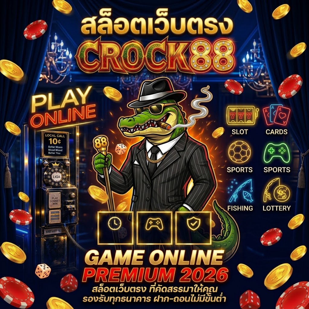 สล็อตเว็บตรง APIแท้ 100% ปี 2026 crock88